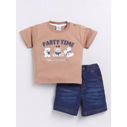 Dollar Boys Printed T-shirt with Shorts-picture-37