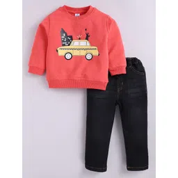 Dollar Boys Printed T-shirt with Trousers-picture-36