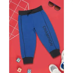 Dollar Boys Royal Blue Graphic Print Capri-picture-21