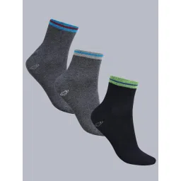 Dollar Dark Grey & Black Socks - Pack of 3-picture-47