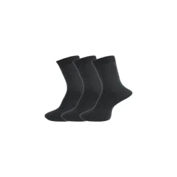 Dollar Dark Grey Full Length Socks (Pack of 3)-picture-34