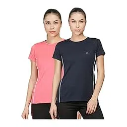 dollar DollarWomen's Pack of 2 Microfiber Anti Bacterial Sports T-Shirt-picture-11