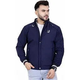 dollar Full Sleeves Bomber Jacket for Men | TPU Men's Standing Collar Lightweight Winter Jacket, Regular Fit-picture-11