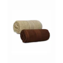 Dollar Green & Brown 2 Pieces Cotton 600 GSM Bath Towel-picture-37