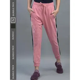 Dollar Green & Pink Cotton Printed Joggers - Pack Of 2-picture-13