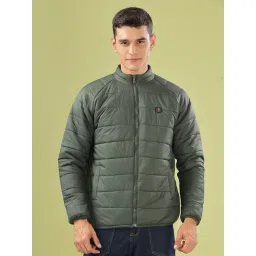 Dollar Green Nylon Regular Fit Casual Jacket-picture-45