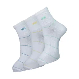 Dollar Grey Cotton Free Size Printed Socks - Pack of 3-picture-24