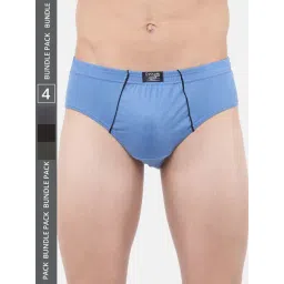 Dollar Lehar Assorted Cotton Regular Fit Briefs - Pack Of 4-picture-32