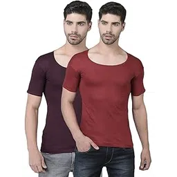 dollar Lehar Combed Cotton Men's Pack of 2 Multicolour Vest-picture-46