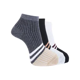 Dollar Men Pack of 3 Cotton Ankle Length Socks-picture-34