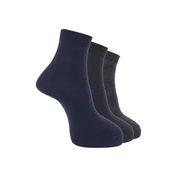 Dollar Men Pack of 3 Free Size Ankle Length Cotton Socks-picture-29