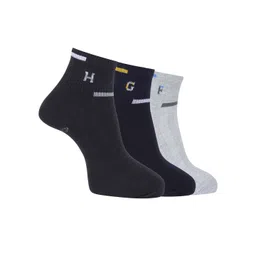 Dollar Men Pack Of 3 Patterned Ankle-Length Socks-picture-26
