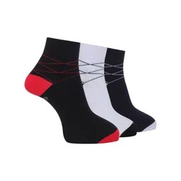 Dollar Men Pack Of 3 Patterned Ankle-Length Socks-picture-15