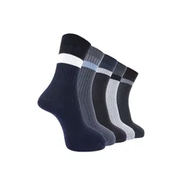 Dollar Men Pack of 5 Cotton Free Size Full Length Socks-picture-11