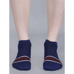Dollar Men Pack of 5 Free Size Ankle Length Cotton Socks-picture-32