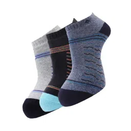 Dollar Multi Cotton Free Size Printed Socks - Pack of 3-picture-38