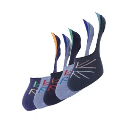 Dollar Multi Cotton Free Size Printed Socks - Pack of 5-picture-20