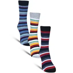 Dollar Multicolor Striped Socks - Pack of 3-picture-10