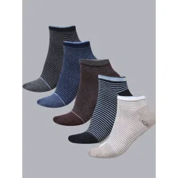 Dollar Multicolor Striped Socks - Pack of 5-picture-31