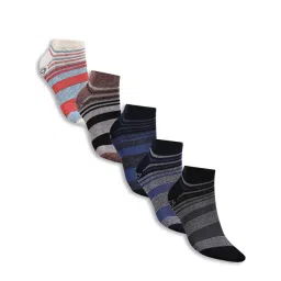 Dollar Multicolor Striped Socks - Pack of 5-picture-47