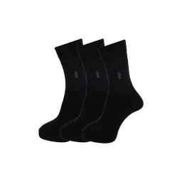 Dollar Navy Full Length Socks (Pack of 3)-picture-33