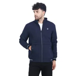 Dollar Navy Regular Fit High Neck Jacket-picture-19