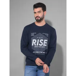 Dollar Navy Regular Fit Printed Sweatshirt-picture-13