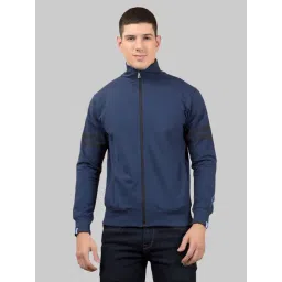 Dollar Navy Regular Fit Solid Jacket-picture-31
