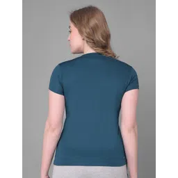 Dollar Pack Of 2 Microfiber Anti Odour Round Neck Short Sleeves Sports T-Shirts image 4