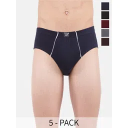 Dollar Pack Of 5 Assorted Pure Cotton Basic Briefs MLHBR-01-PO5-ASSORTED2-image-47