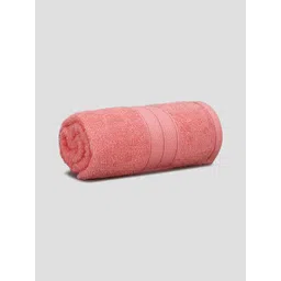 Dollar Pink Cotton 600 GSM Bath Towel image 1