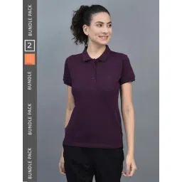 Dollar Purple & Black Cotton Sports T-Shirt - Pack Of 2-picture-12