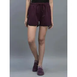 Dollar Purple Cotton Shorts-picture-31