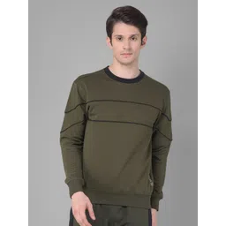 Dollar Round Neck Pullover Cotton Sweatshirt-picture-15