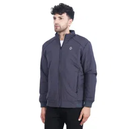 Dollar Slate Grey Regular Fit High Neck Jacket-picture-44