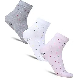 dollar Socks For Women's Cotton Casual Ankle Length (Pack of 3)-picture-25