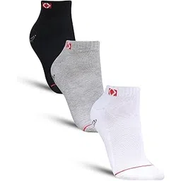 dollar Sports Ankle Length Cotton Socks For Men's In (Pack of 3)-picture-47