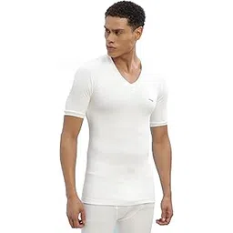 dollar Ultra Thermal Top for Men | Cotton Rich Brushed Fabric | Perfect Winter Inner Wear for Men | Comfortable & Soft Thermals Off White-picture-45