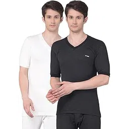dollar Ultra Thermal V Neck Half Sleeve Top for Men Multicolour-picture-43