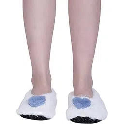 dollar Women Anti-Slip Super Elastic Cotton Indoor Outdoor Floor Slipper Causal No Show Fur Slipper Socks In (Pack of 1)-picture-25