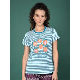 Dollar Women Graphic Printed Round Neck Cotton T-shirt-picture-31