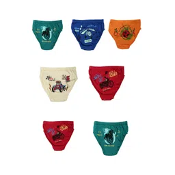 Dollar Kids Care Boys Pack Of 7 Printed Anti Bacterial Cotton Briefs MKKB-001-PO7-ASST1-picture-43