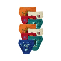 Dollar Kids Care Boys Pack Of 9 Assorted Pure Cotton Briefs MKKB-001-PO9-ASST-picture-57