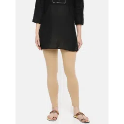 Dollar Missy Beige Cotton Leggings-picture-22