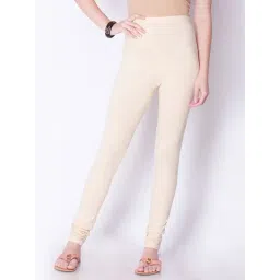 Dollar Missy Beige Cotton Leggings-picture-26