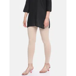 Dollar Missy Beige Cotton Leggings image 3