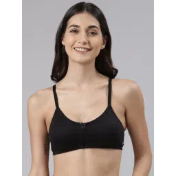 Dollar Missy Black Cotton Full Coverage Bra image 1