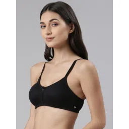 Dollar Missy Black Cotton Full Coverage Bra image 3