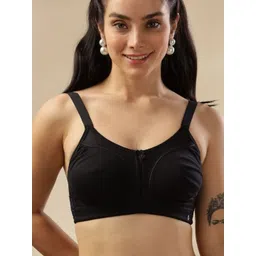 Dollar Missy Black Cotton Non-Wired Non Padded Everyday Bra-picture-15