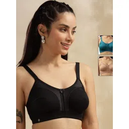 Dollar Missy Black Cotton Non-Wired Non Padded Everyday Bra-picture-29